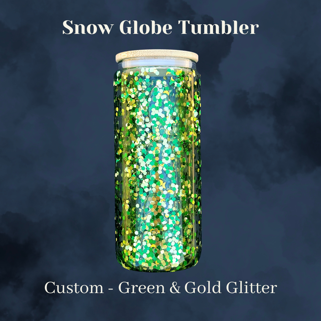 Golden Hour SnowGlobe Tumbler – Custom Cups x G