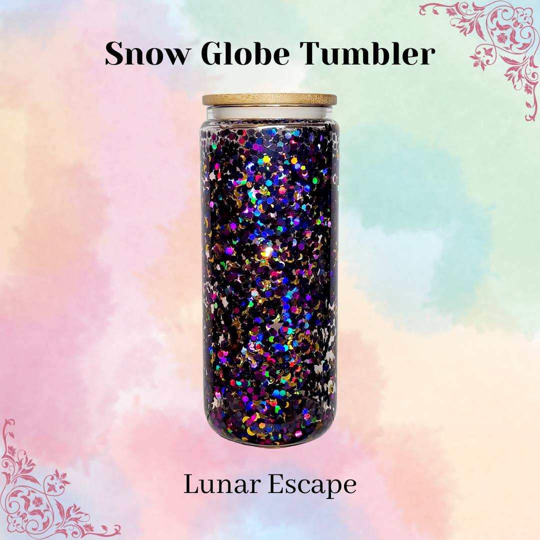 Lunar Escape - Glitter Snow Globe Tumbler